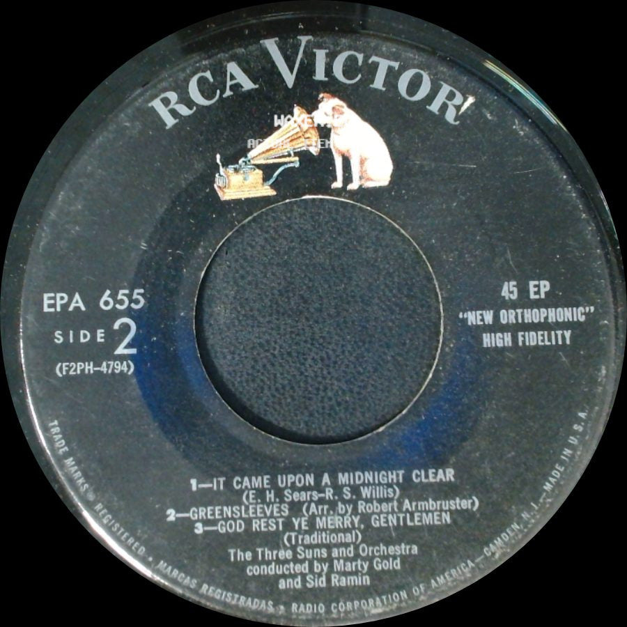 The Three Suns And Orchestra - Unknown Title A / Unknown Title B side B