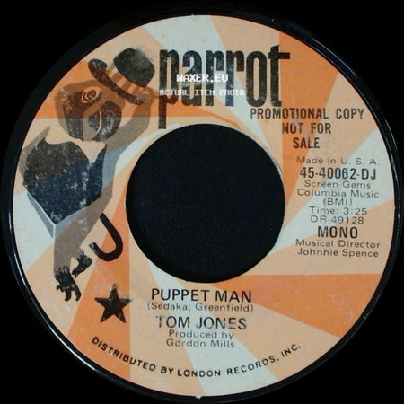 Tom Jones - Puppet Man / Puppet Man side A