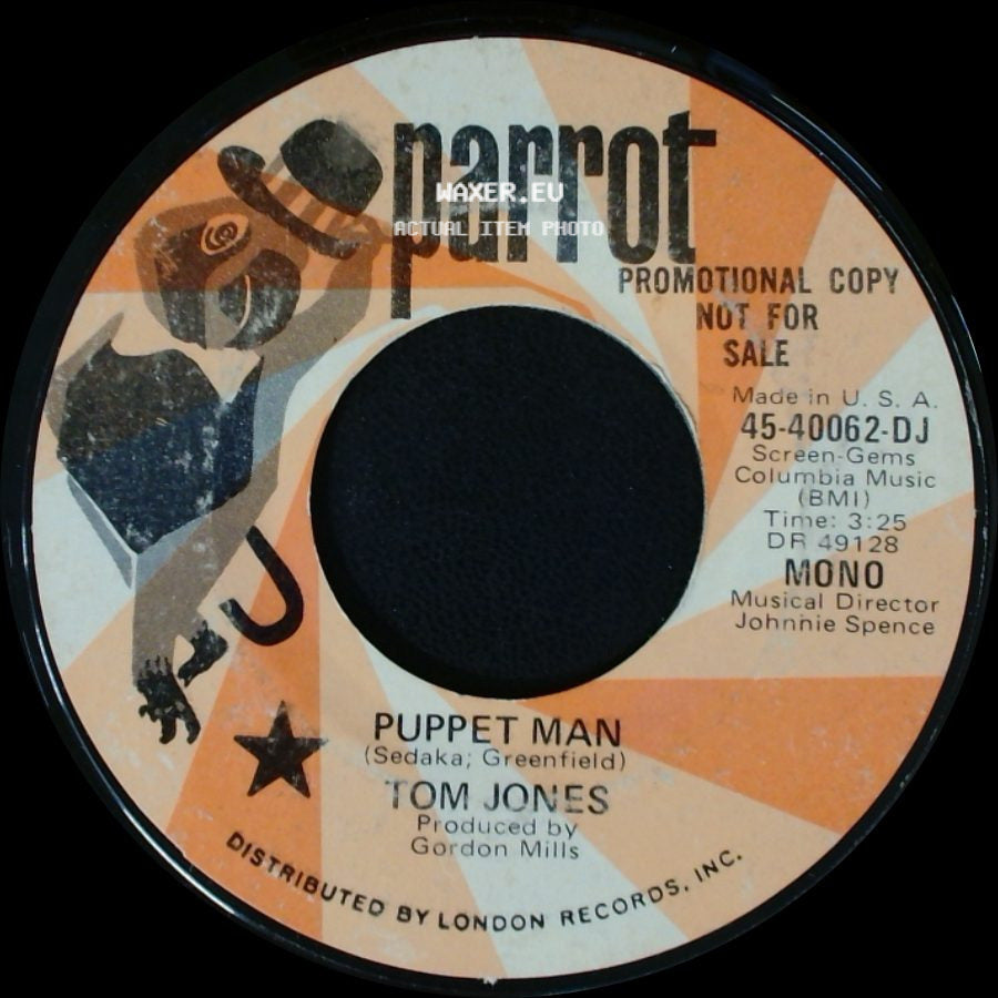 Tom Jones - Puppet Man / Puppet Man side A