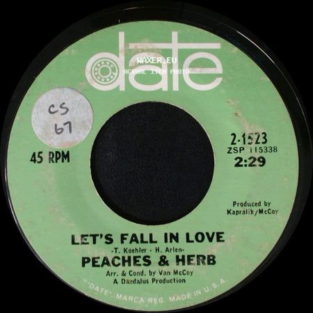 Peaches & Herb - Let's Fall In Love / We're In This Thing Together side A