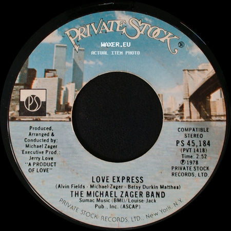 The Michael Zager Band - Love Express / Let's All Chant side A