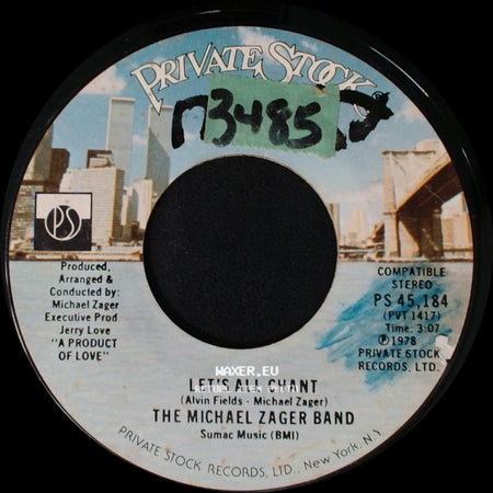 The Michael Zager Band - Love Express / Let's All Chant side B