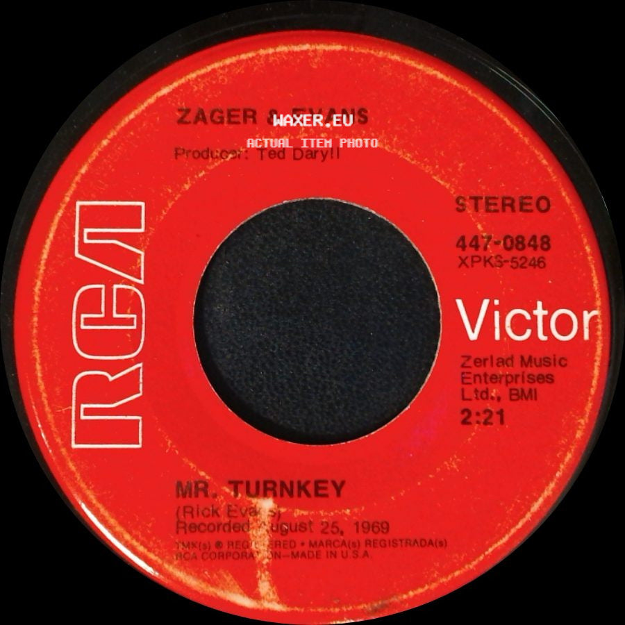 Zager & Evans - Mr. Turnkey / In The Year 2525 (Exordium & Terminus) side A