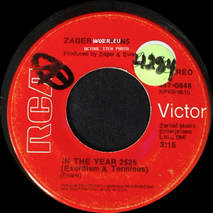 Zager & Evans - Mr. Turnkey / In The Year 2525 (Exordium & Terminus) side B