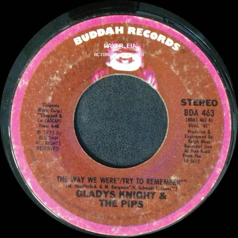 Gladys Knight & The Pips - The Way We Were / Try To Remember / The Need To Be side A