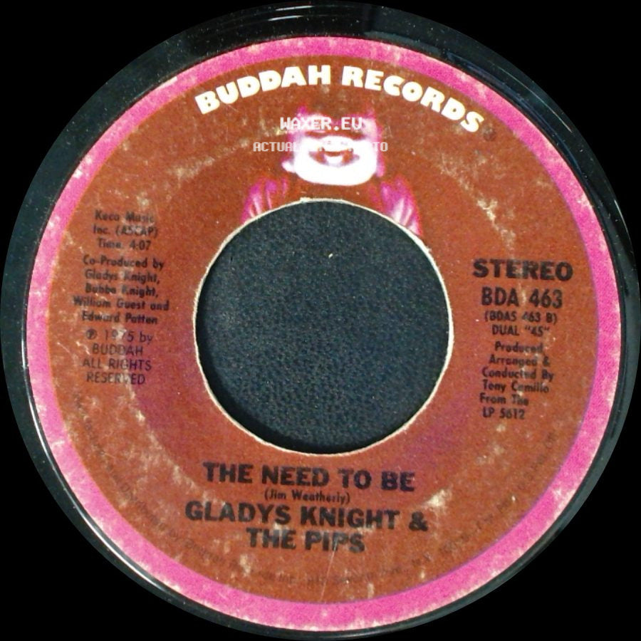 Gladys Knight & The Pips - The Way We Were / Try To Remember / The Need To Be side B
