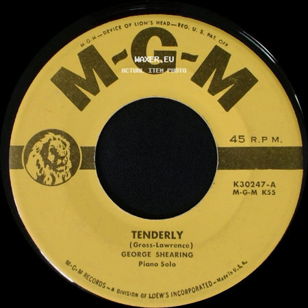 George Shearing - Summertime / Tenderly side B