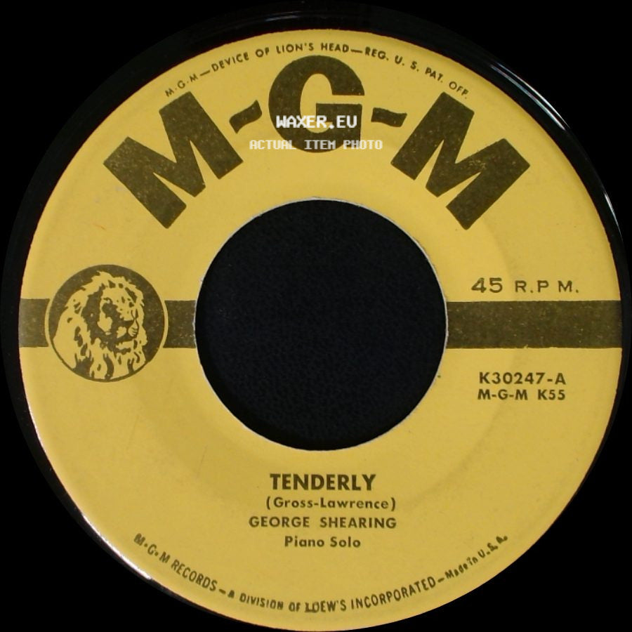 George Shearing - Summertime / Tenderly side B