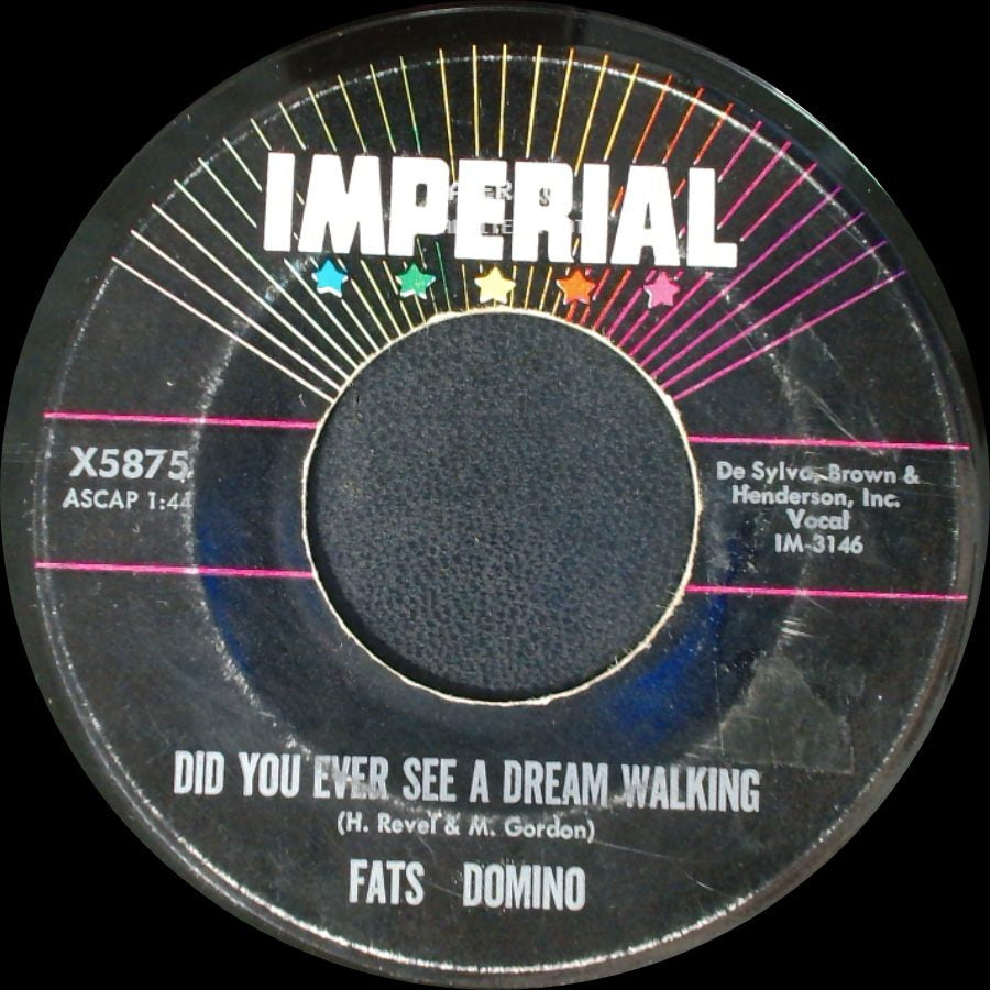 Fats Domino - Stop The Clock / Did You Ever See A Dream Walking side B