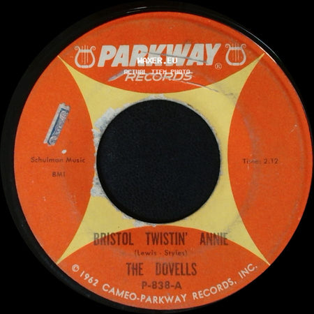 The Dovells - Bristol Twistin' Annie / The Actor side A