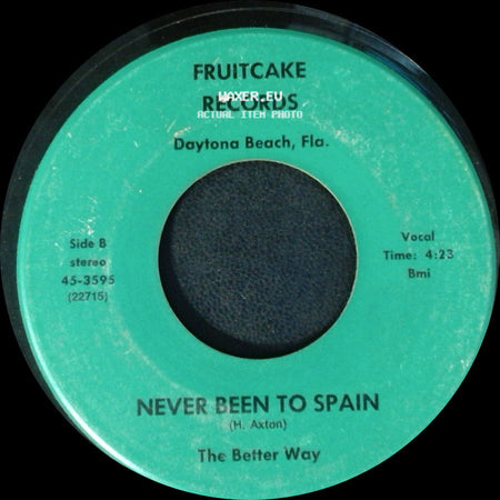 The Better Way - Keep On Movin' / Never Been To Spain side B