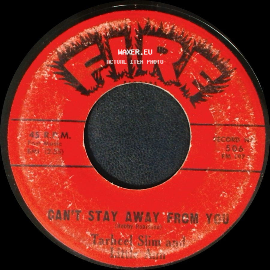 Tarheel Slim And Little Ann - Can't Stay Away From You / Forever I'll Be Yours side A