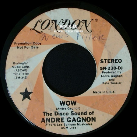 Andre Gagnon - Wow / Wow side A