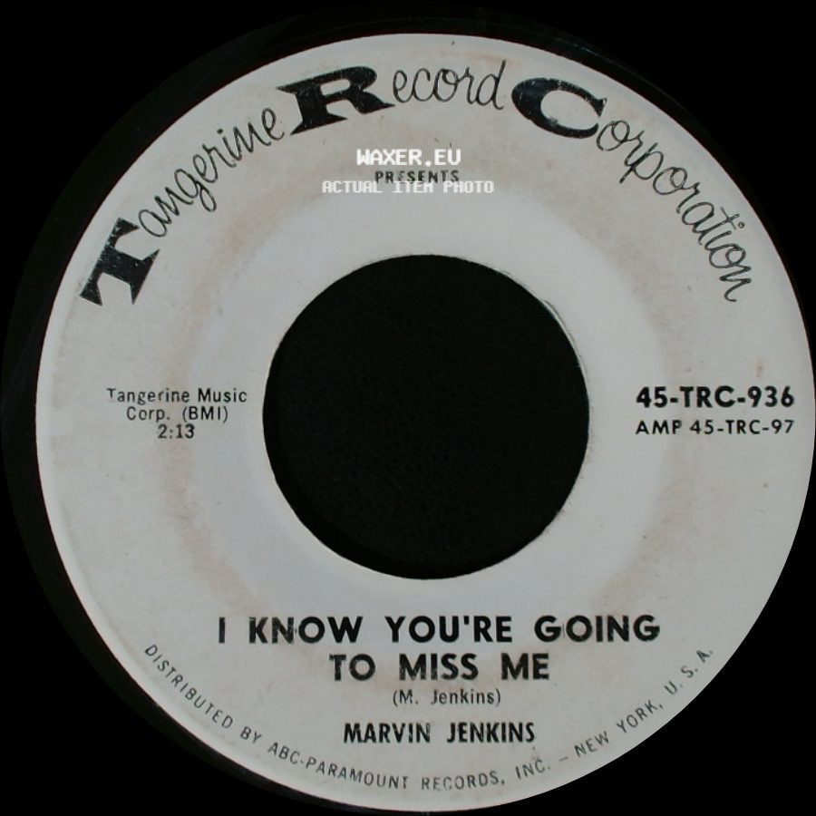 Marvin Jenkins - I Know You're Going To Miss Me / Love Devine side A
