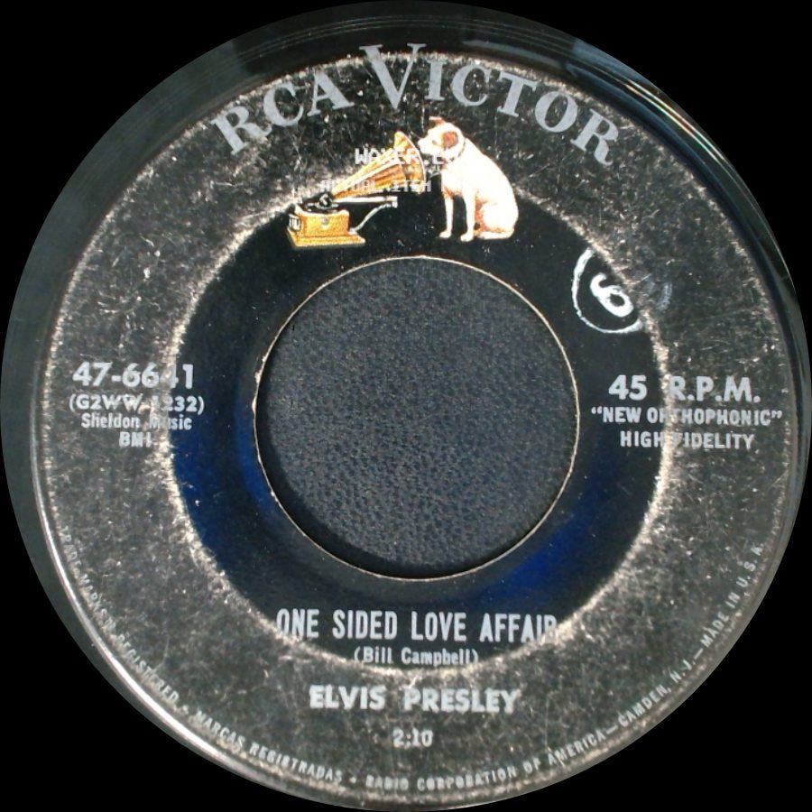 Elvis Presley - Money Honey / One Sided Love Affair side B