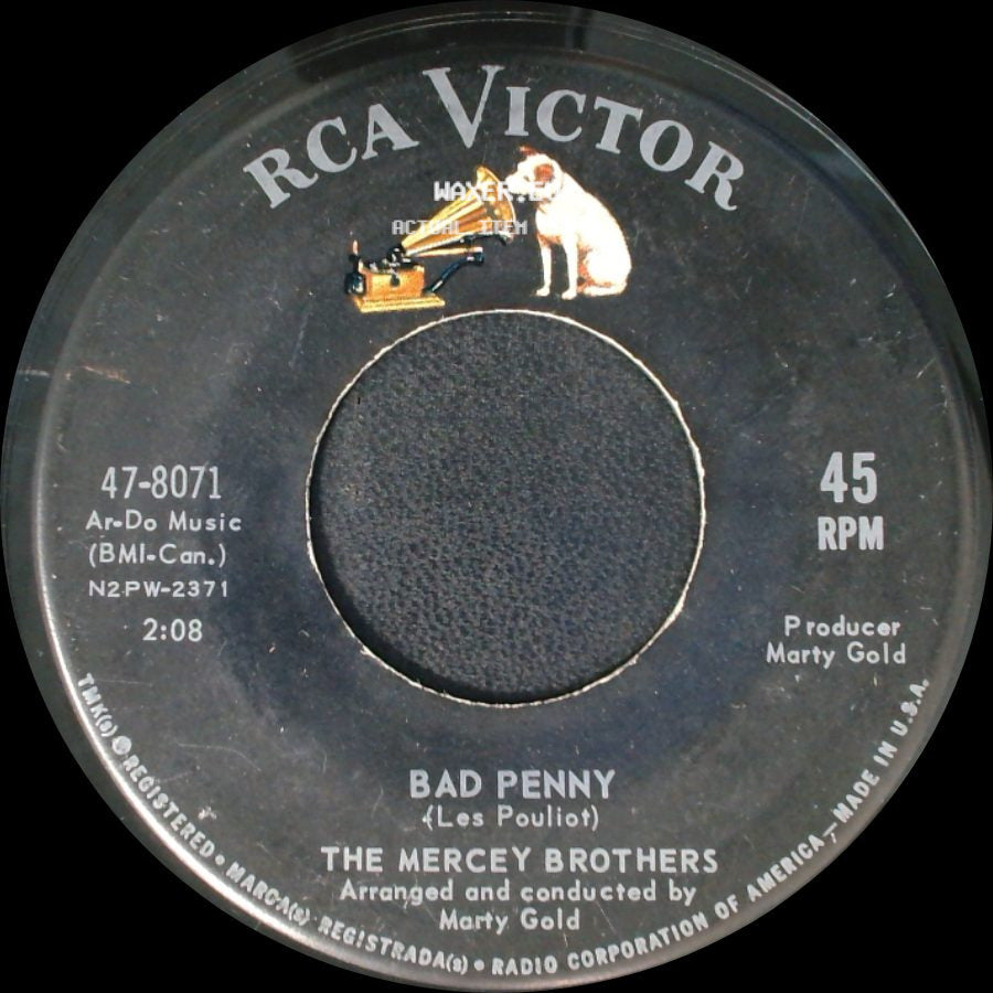 The Mercey Brothers - Bad Penny / Hey Jeannie side A