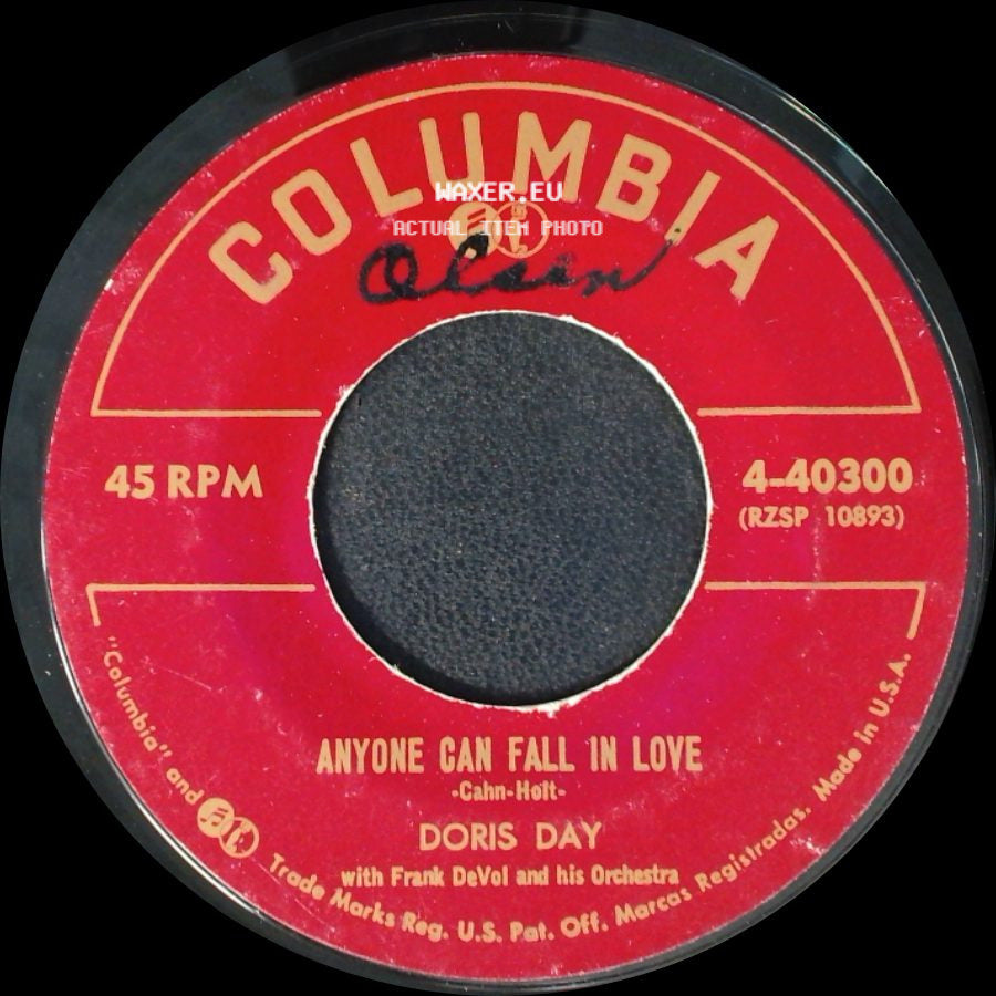 Doris Day - If I Give My Heart To You / Anyone Can Fall In Love side B
