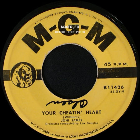 Joni James - Your Cheatin' Heart / I'll Be Waiting For You side A