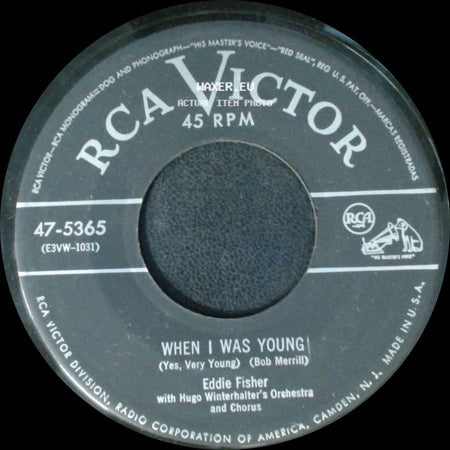 Eddie Fisher - When I Was Young / With These Hands side A