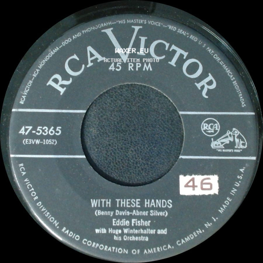 Eddie Fisher - When I Was Young / With These Hands side B