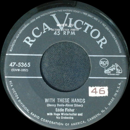 Eddie Fisher - When I Was Young / With These Hands side B