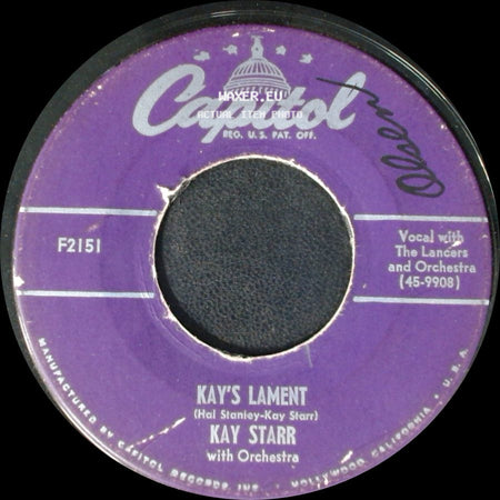 Kay Starr - Kay's Lament / Kay's Lament side A