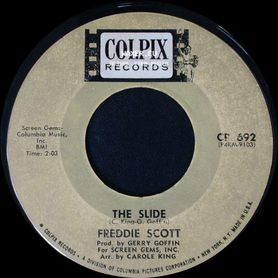 Freddie Scott - Hey, Girl / The Slide side B