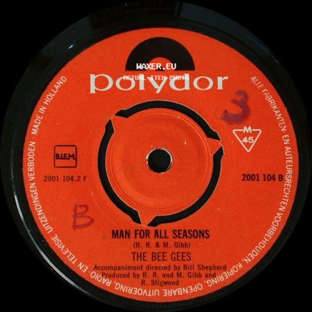 The Bee Gees - Man For All Seasons / Lonely Days side A