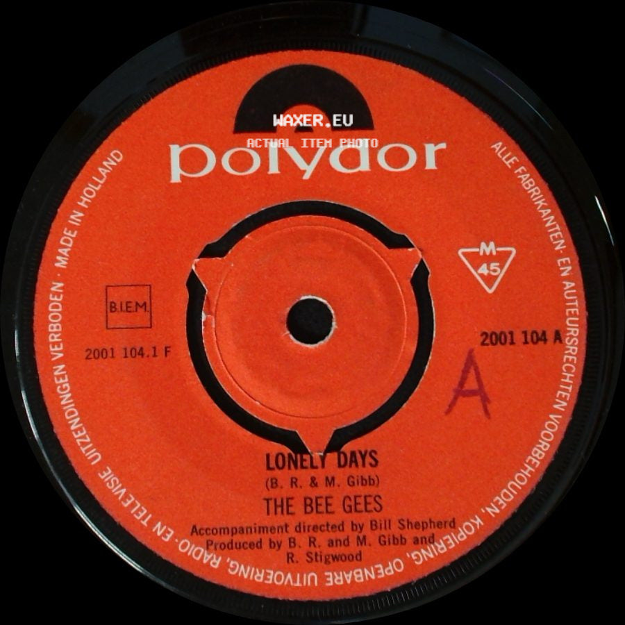 The Bee Gees - Man For All Seasons / Lonely Days side B
