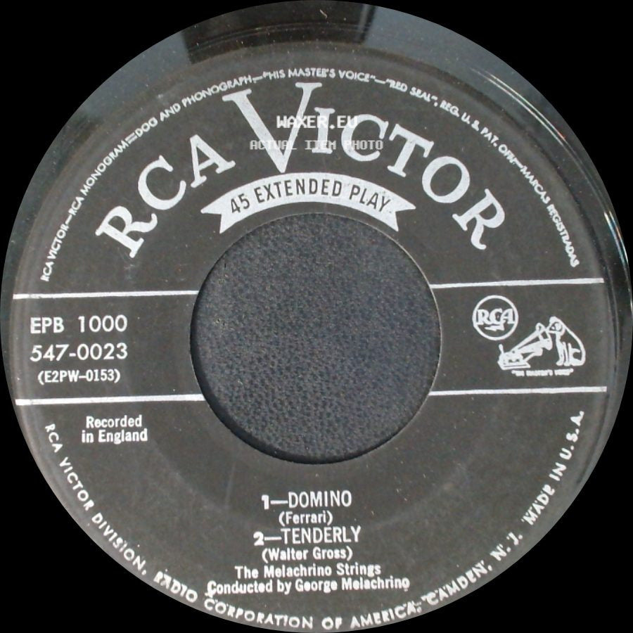 The Melachrino Strings - Unknown Title A / Domino / Tenderly side B