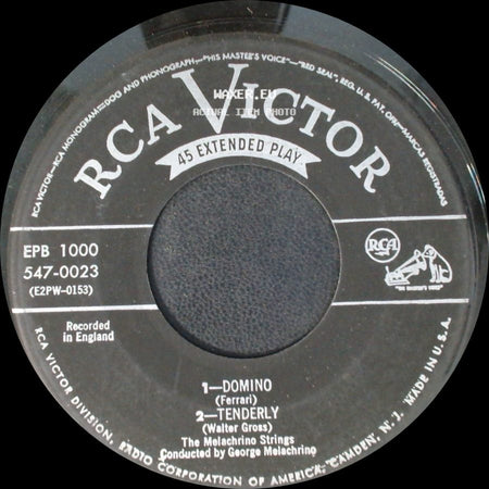 The Melachrino Strings - Unknown Title A / Domino / Tenderly side B