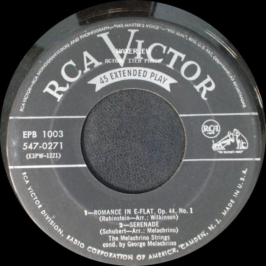 The Melachrino Strings - Romance In E-Flat, Op. 44, No.1 / Serenade / Intermezzo "Cavalleria Rusticana" / Air On The G String side A