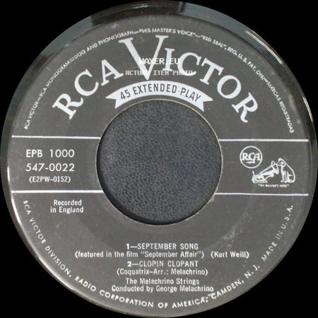 Unknown Artist - September Song / Clopin Clopant / Unknown Title B side A