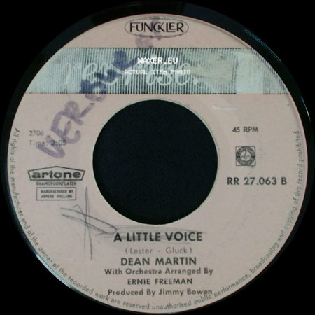 Dean Martin - A Little Voice / Everybody Loves Somebody side A