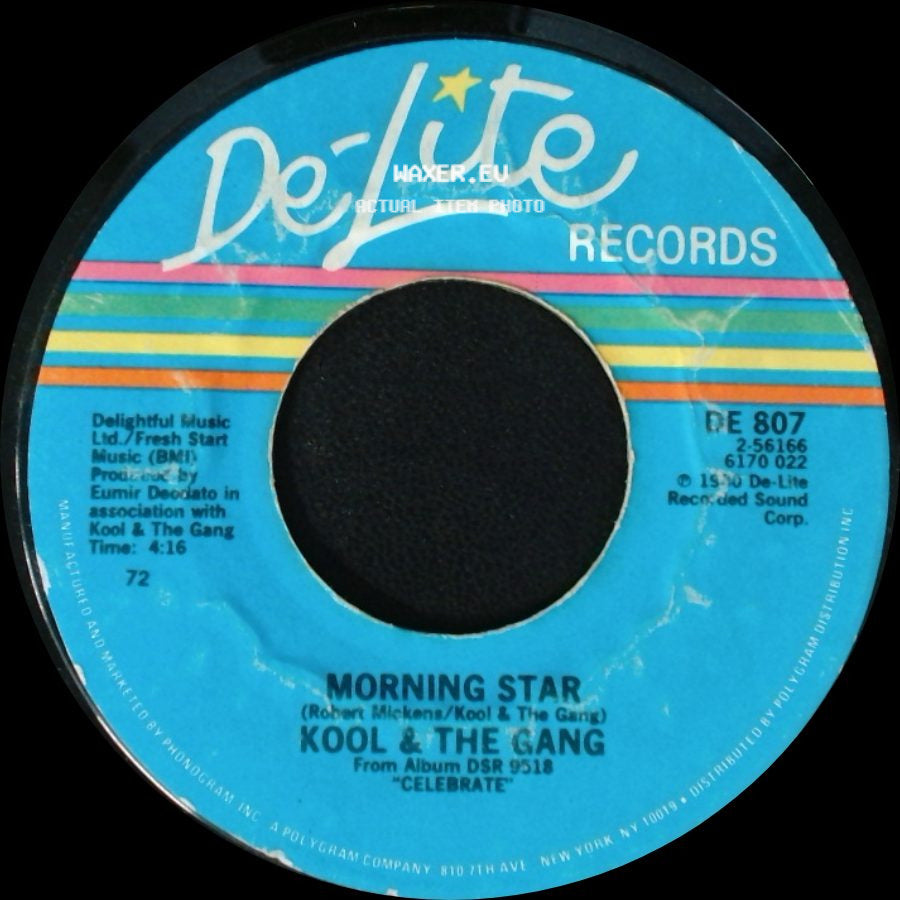Kool & The Gang - Celebration / Morning Star side B