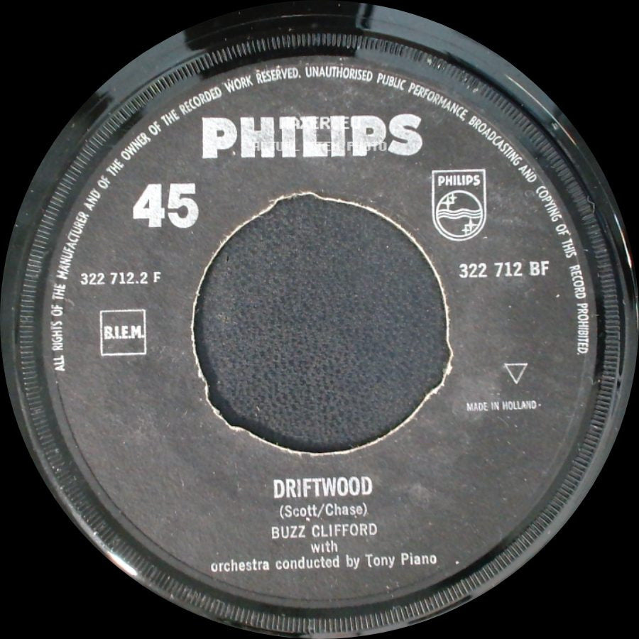 Buzz Clifford - Driftwood / Baby Sittin' Boogie side A