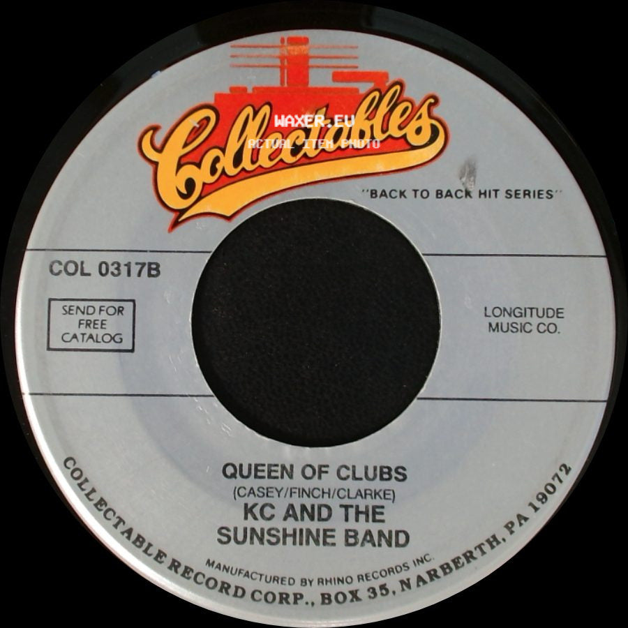 Kc And The Sunshine Band - Queen Of Clubs / That's The Way (I Like It) side A