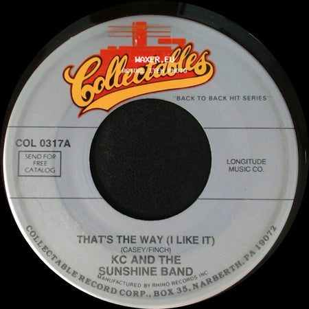 Kc And The Sunshine Band - Queen Of Clubs / That's The Way (I Like It) side B