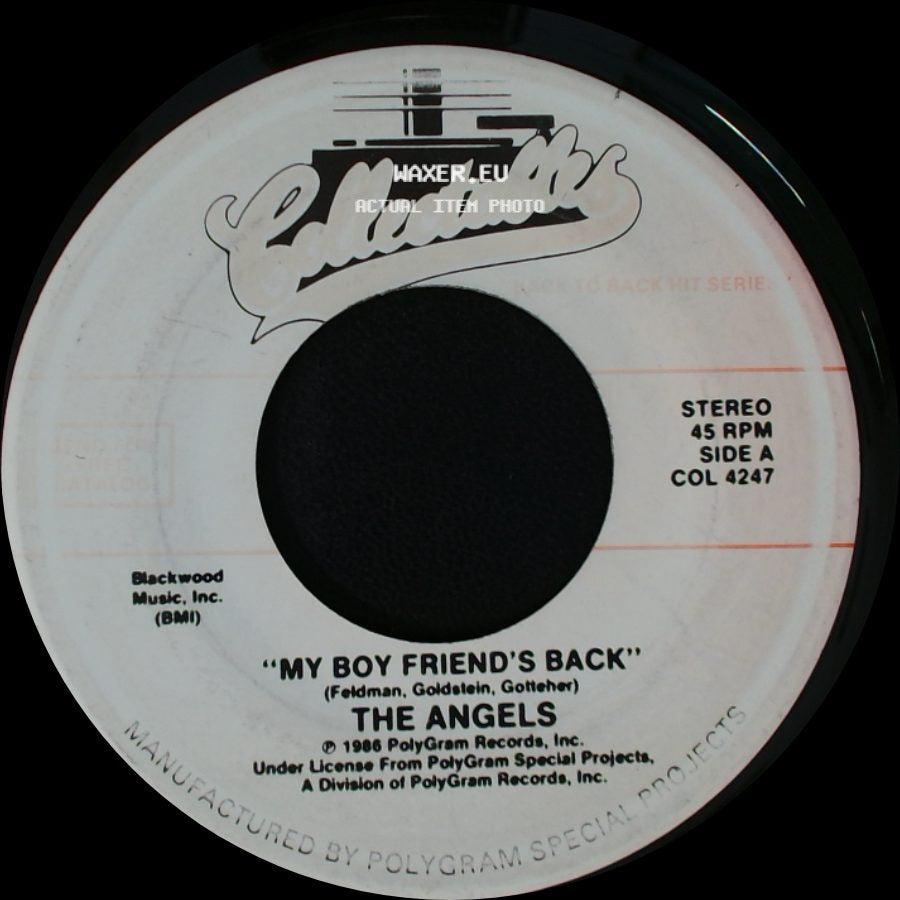 The Angels / Dickey Lee - My Boy Friend's Back / Patches side A