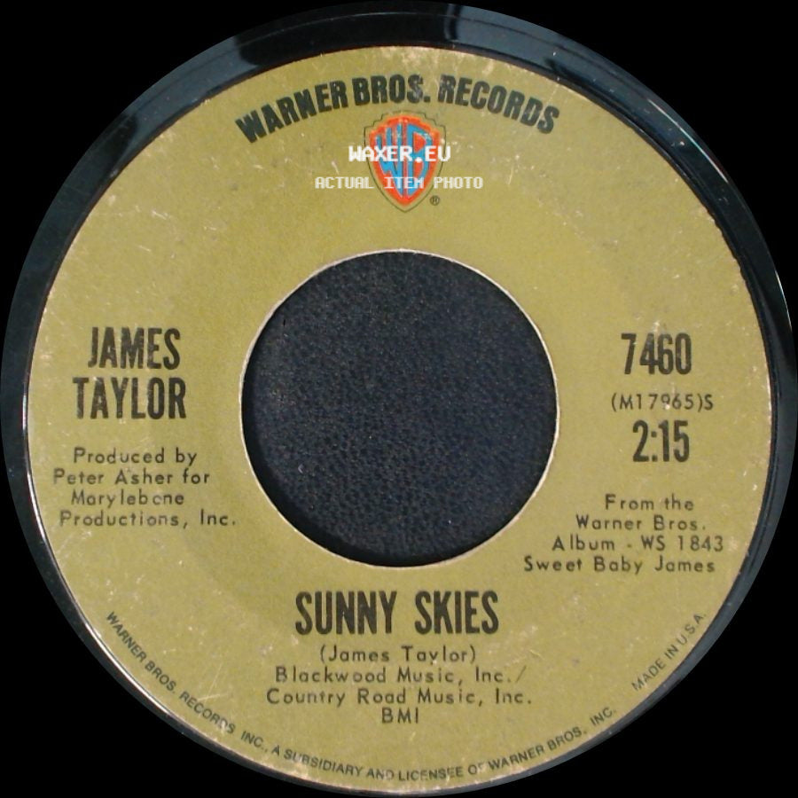 James Taylor - Country Road / Sunny Skies side B