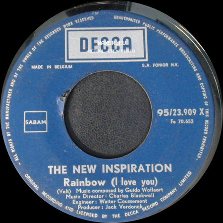 The New Inspiration - Rainbow (I Love You) / But Anyway side A