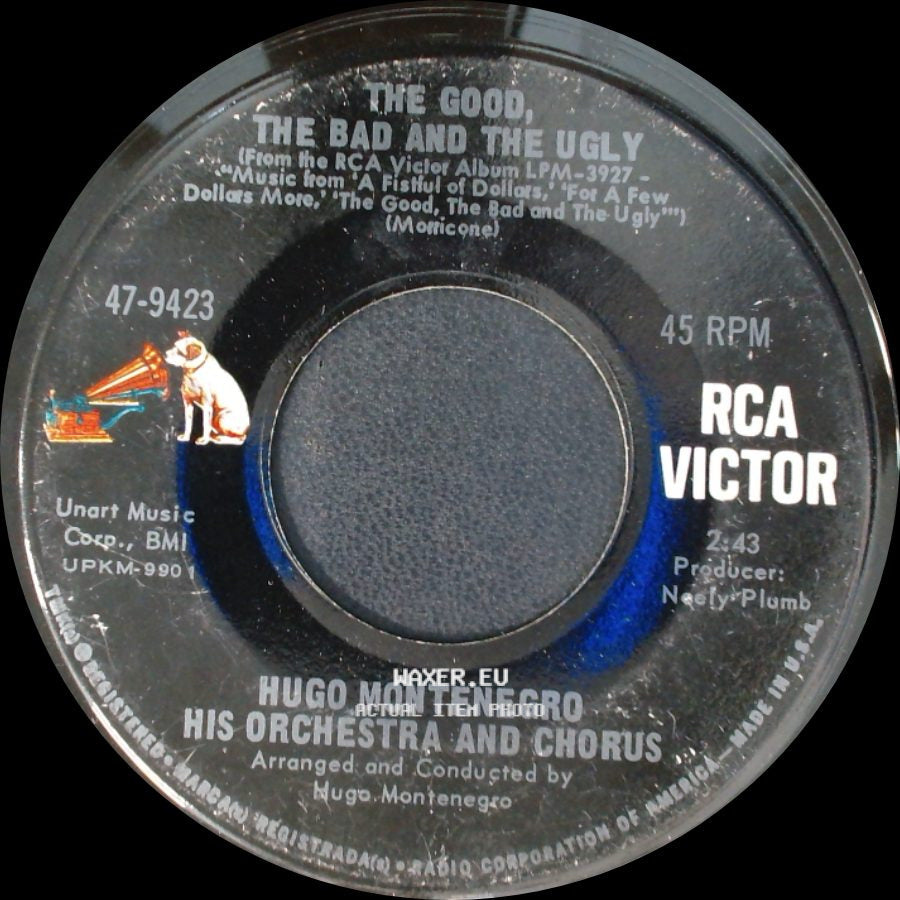 Hugo Montenegro His Orchestra And Chorus - The Good, The Bad And The Ugly / March With Hope side A