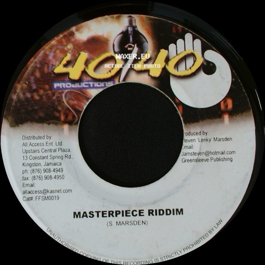 Degree - Masterpiece Riddim / The Mirror side A