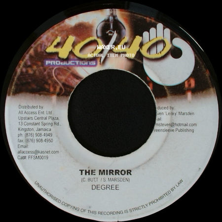 Degree - Masterpiece Riddim / The Mirror side B