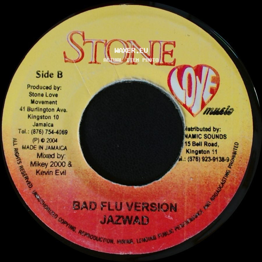 Ninja Man & Assassin / Jazwad - Real Bad Man / Bad Flu Version side B