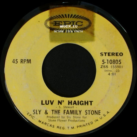 Sly & The Family Stone - Luv N' Haight / Family Affair side A
