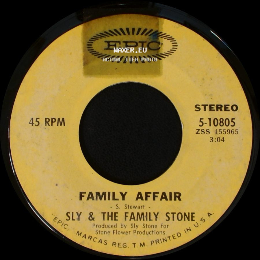 Sly & The Family Stone - Luv N' Haight / Family Affair side B