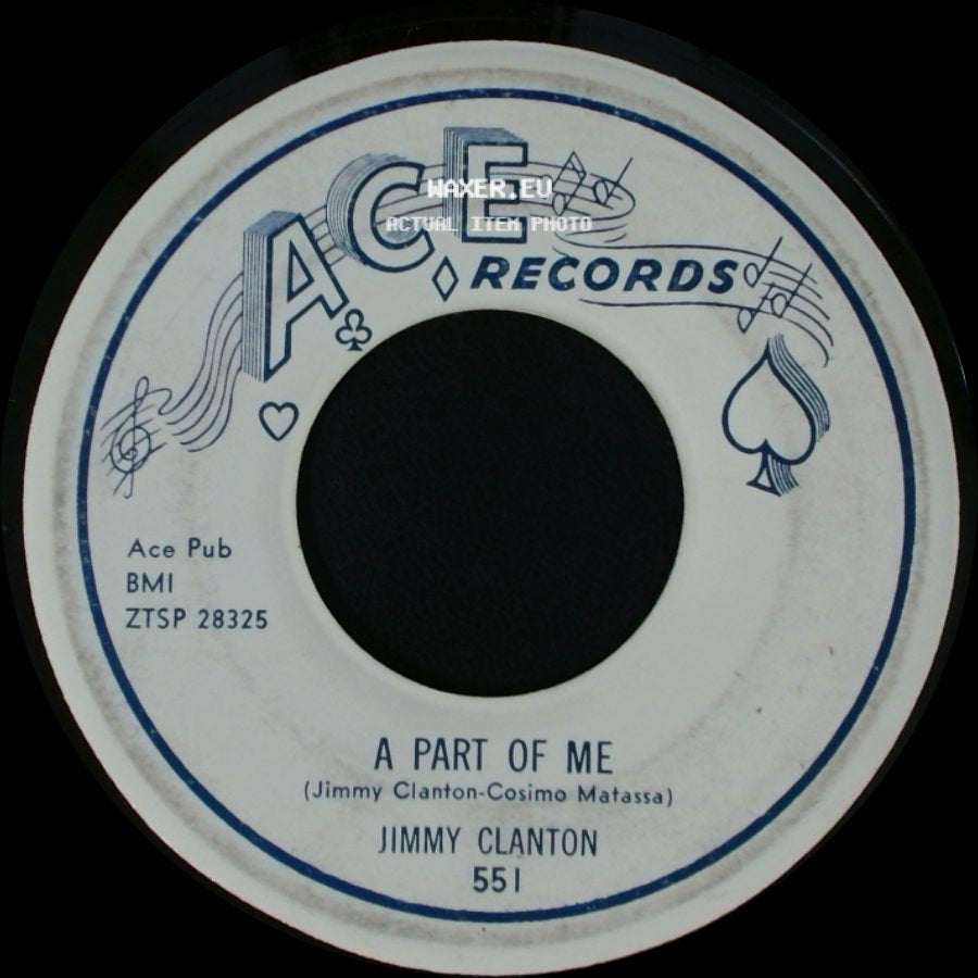Jimmy Clanton - A Part Of Me / A Letter To An Angel side A