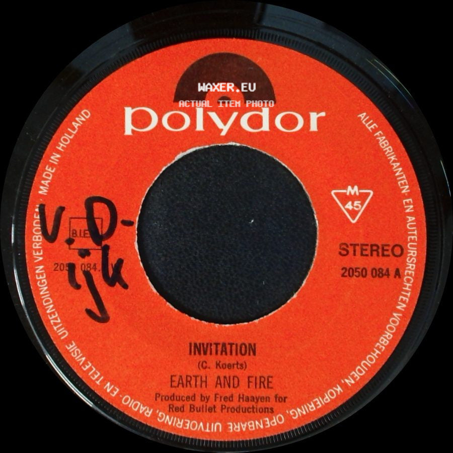 Earth And Fire - Invitation / Song Of The Marching Children side A