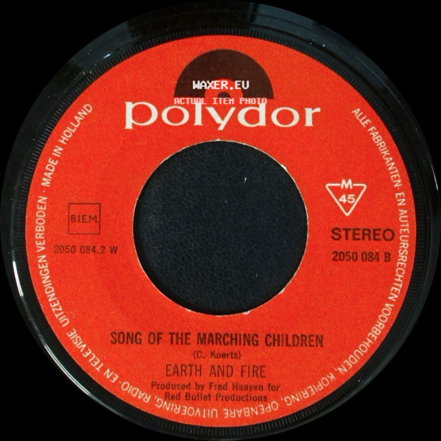 Earth And Fire - Invitation / Song Of The Marching Children side B